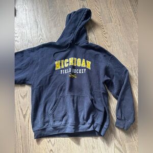 Navy Blue Michigan Field Hockey Hoodie